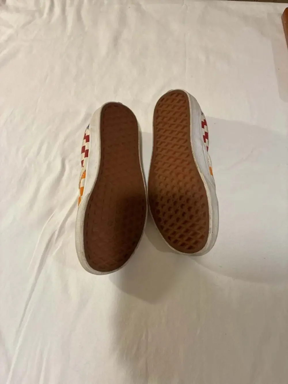 Vans Classic Slip-On Checkerboard Multi-True Size 4.0 Multicolor M 4/Women 5.5